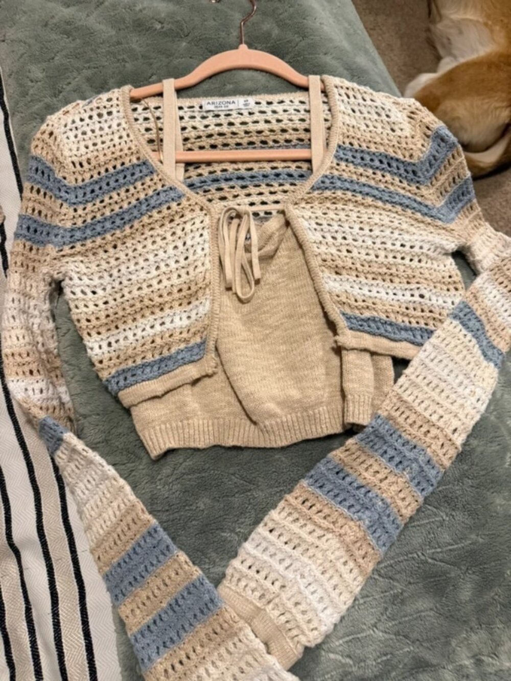 crochet crop top set